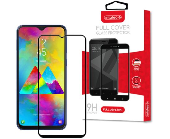 Скло захисне Intaleo Full Glue Glass Samsung M20 Black (1283126490828)