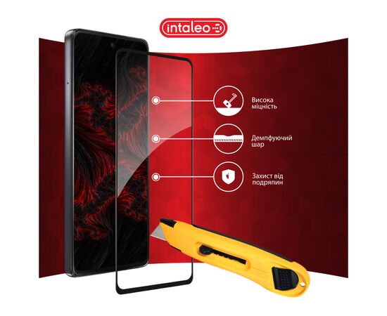 Стекло защитное Intaleo Full Glue Moto G72 Black (1283126582998), изображение 5 Стекло защитное Intaleo Full Glue Moto G72 Black (1283126582998), изображение 5
