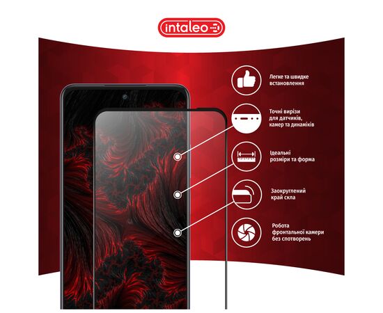 Скло захисне Intaleo Full Glue Oppo A80 Black (1283126598777), зображення 3 Скло захисне Intaleo Full Glue Oppo A80 Black (1283126598777), зображення 3