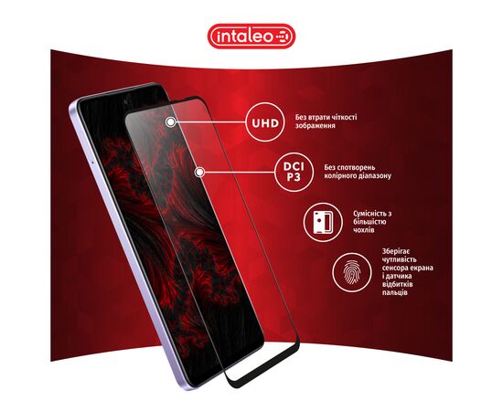 Скло захисне Intaleo Full Glue Oppo A80 Black (1283126598777), зображення 4 Скло захисне Intaleo Full Glue Oppo A80 Black (1283126598777), зображення 4