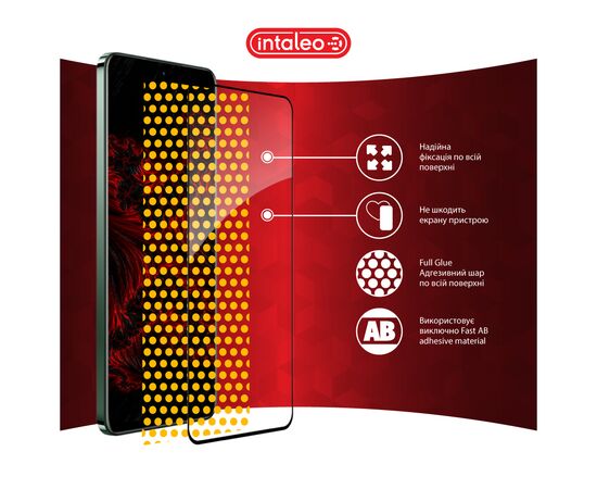Стекло защитное Intaleo Full Glue Realme 12+ Black (1283126592485), изображение 7 Стекло защитное Intaleo Full Glue Realme 12+ Black (1283126592485), изображение 7