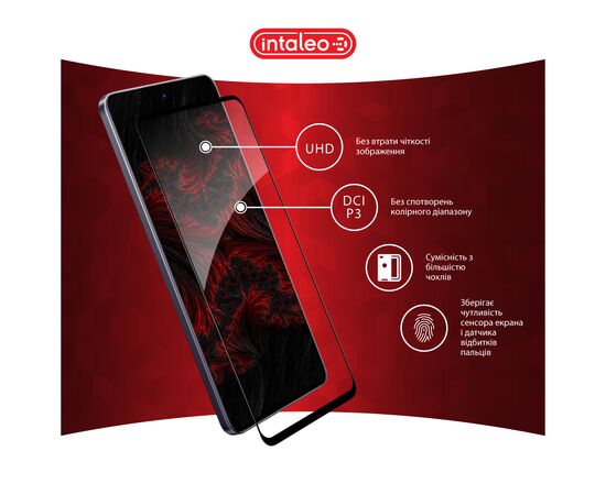 Стекло защитное Intaleo Full Glue Realme 13 5G Black (1283126607585), изображение 4 Стекло защитное Intaleo Full Glue Realme 13 5G Black (1283126607585), изображение 4