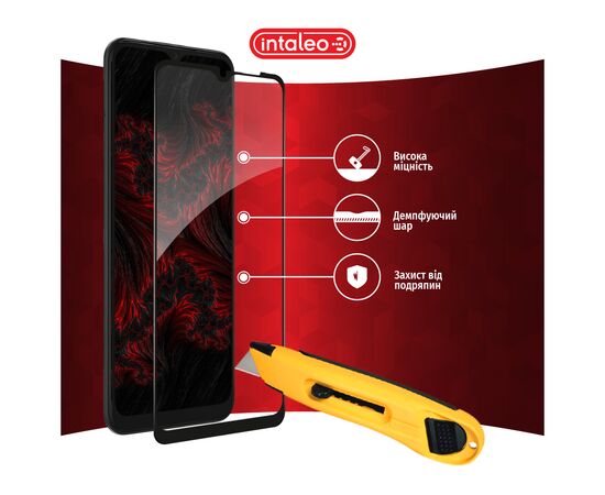 Стекло защитное Intaleo Full Glue Samsung A03 Black (1283126521638), изображение 5 Стекло защитное Intaleo Full Glue Samsung A03 Black (1283126521638), изображение 5
