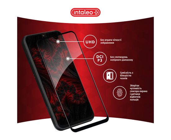 Стекло защитное Intaleo Full Glue Samsung A25 5G Black (1283126574931), изображение 4 Стекло защитное Intaleo Full Glue Samsung A25 5G Black (1283126574931), изображение 4