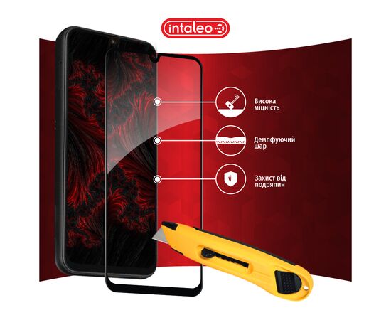 Стекло защитное Intaleo Full Glue Samsung A25 5G Black (1283126574931), изображение 5 Стекло защитное Intaleo Full Glue Samsung A25 5G Black (1283126574931), изображение 5