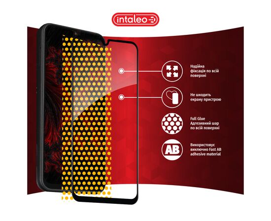 Стекло защитное Intaleo Full Glue Samsung A25 5G Black (1283126574931), изображение 7 Стекло защитное Intaleo Full Glue Samsung A25 5G Black (1283126574931), изображение 7