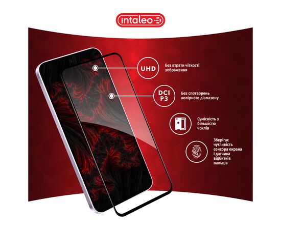 Стекло защитное Intaleo Full Glue Samsung A36 Black (1283126608124), изображение 4 Стекло защитное Intaleo Full Glue Samsung A36 Black (1283126608124), изображение 4