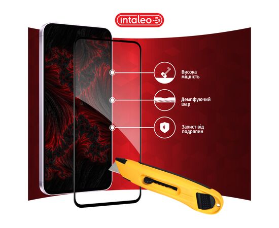 Стекло защитное Intaleo Full Glue Samsung A36 Black (1283126608124), изображение 5 Стекло защитное Intaleo Full Glue Samsung A36 Black (1283126608124), изображение 5