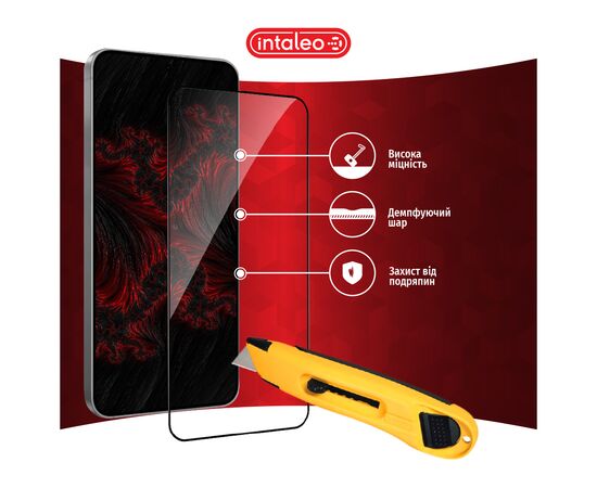 Стекло защитное Intaleo Full Glue Samsung Galaxy S25 Black (1283126607899), изображение 5 Стекло защитное Intaleo Full Glue Samsung Galaxy S25 Black (1283126607899), изображение 5