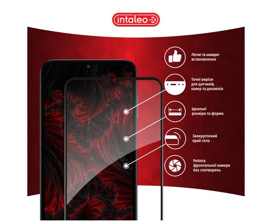 Стекло защитное Intaleo Full Glue Samsung M15 Black (1283126591679), изображение 3 Стекло защитное Intaleo Full Glue Samsung M15 Black (1283126591679), изображение 3
