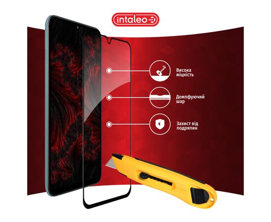 Стекло защитное Intaleo Full Glue Samsung M34 5G Black (1283126575761), изображение 5 Стекло защитное Intaleo Full Glue Samsung M34 5G Black (1283126575761), изображение 5