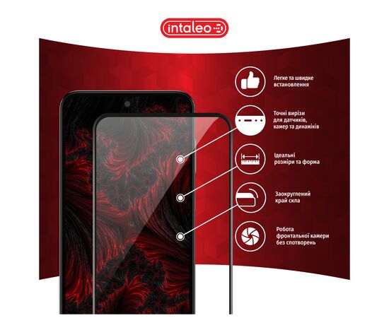 Стекло защитное Intaleo Full Glue Samsung M35 Black (1283126593864), изображение 3 Стекло защитное Intaleo Full Glue Samsung M35 Black (1283126593864), изображение 3