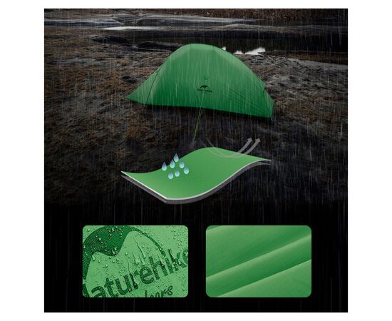 Палатка Naturehike Cloud Up Base 1 CNK2450WS032, зелений (6927595798614), изображение 11 Палатка Naturehike Cloud Up Base 1 CNK2450WS032, зелений (6927595798614), изображение 11