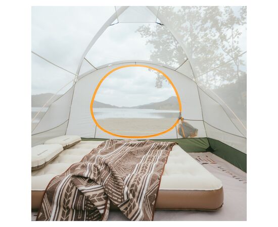 Намет Naturehike KOTA 4 CNK2450WS041, темно-зелений (6927595777886), зображення 6 Намет Naturehike KOTA 4 CNK2450WS041, темно-зелений (6927595777886), зображення 6