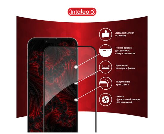 Скло захисне Intaleo Full Glue ESD Apple iPhone 13 Pro Max Black (1283126523953), зображення 2 Скло захисне Intaleo Full Glue ESD Apple iPhone 13 Pro Max Black (1283126523953), зображення 2