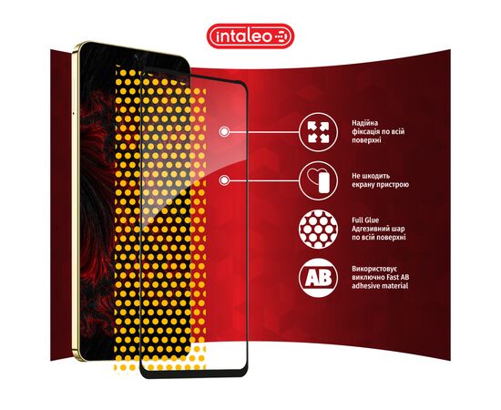 Стекло защитное Intaleo Full Glue Infinix Hot 40 Pro Black (1283126589263), изображение 7 Стекло защитное Intaleo Full Glue Infinix Hot 40 Pro Black (1283126589263), изображение 7