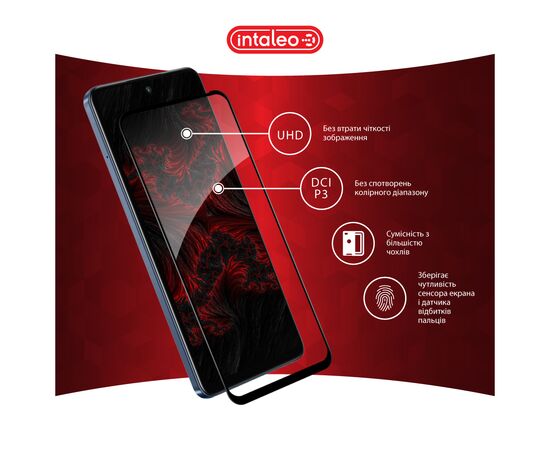 Стекло защитное Intaleo Full Glue Infinix Hot 50 5G Black (1283126606939), изображение 4 Стекло защитное Intaleo Full Glue Infinix Hot 50 5G Black (1283126606939), изображение 4