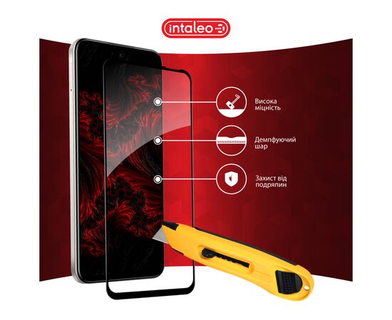 Стекло защитное Intaleo Full Glue Infinix Hot 50i Black (1283126607332), изображение 5 Стекло защитное Intaleo Full Glue Infinix Hot 50i Black (1283126607332), изображение 5