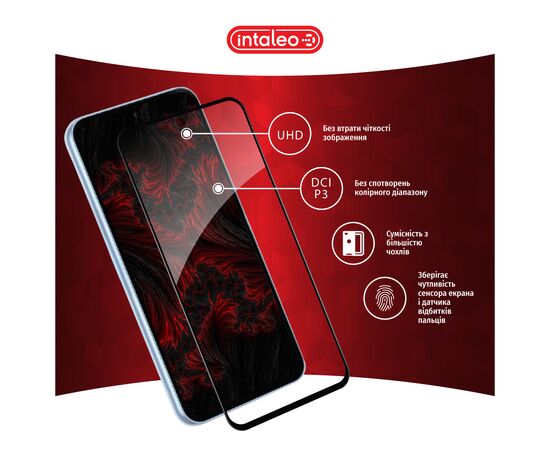 Стекло защитное Intaleo Full Glue Samsung A54 5G Black (1283126559891), изображение 4 Стекло защитное Intaleo Full Glue Samsung A54 5G Black (1283126559891), изображение 4