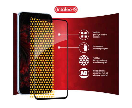 Стекло защитное Intaleo Full Glue Samsung A54 5G Black (1283126559891), изображение 7 Стекло защитное Intaleo Full Glue Samsung A54 5G Black (1283126559891), изображение 7