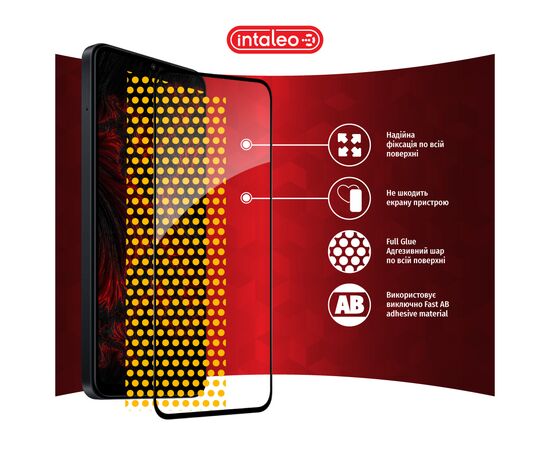 Стекло защитное Intaleo Full Glue Samsung A55 Black (1283126588860), изображение 7 Стекло защитное Intaleo Full Glue Samsung A55 Black (1283126588860), изображение 7