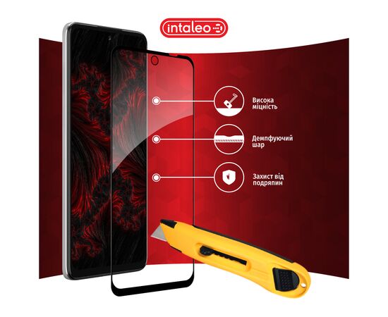 Стекло защитное Intaleo Full Glue MOTO G73 Black (1283126567315), изображение 5 Стекло защитное Intaleo Full Glue MOTO G73 Black (1283126567315), изображение 5