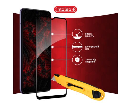 Стекло защитное Intaleo Full Glue Nokia G42 5G Black (1283126582127), изображение 5 Стекло защитное Intaleo Full Glue Nokia G42 5G Black (1283126582127), изображение 5