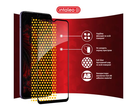 Стекло защитное Intaleo Full Glue Nokia G42 5G Black (1283126582127), изображение 7 Стекло защитное Intaleo Full Glue Nokia G42 5G Black (1283126582127), изображение 7