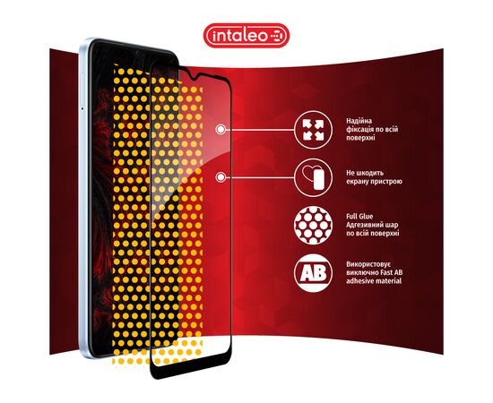 Стекло защитное Intaleo Full Glue Oppo A18 Black (1283126583179), изображение 7 Стекло защитное Intaleo Full Glue Oppo A18 Black (1283126583179), изображение 7