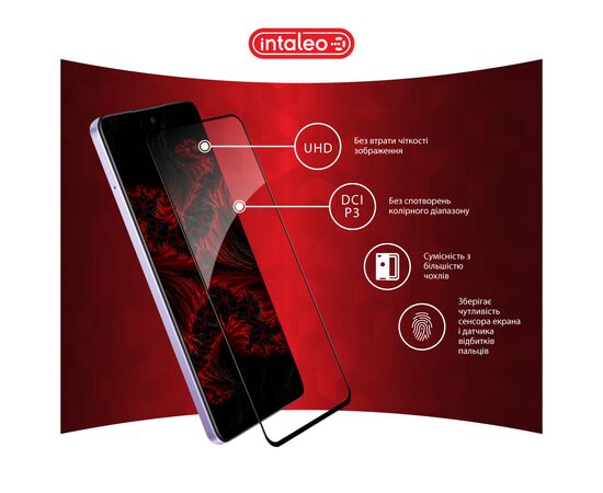 Скло захисне Intaleo Full Glue Oppo A3 5G Black (1283126598760), зображення 4 Скло захисне Intaleo Full Glue Oppo A3 5G Black (1283126598760), зображення 4