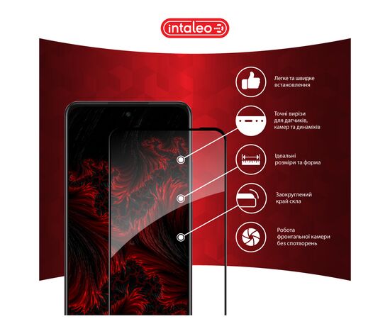 Скло захисне Intaleo Full Glue Oppo A3x Black (1283126598784), зображення 3 Скло захисне Intaleo Full Glue Oppo A3x Black (1283126598784), зображення 3