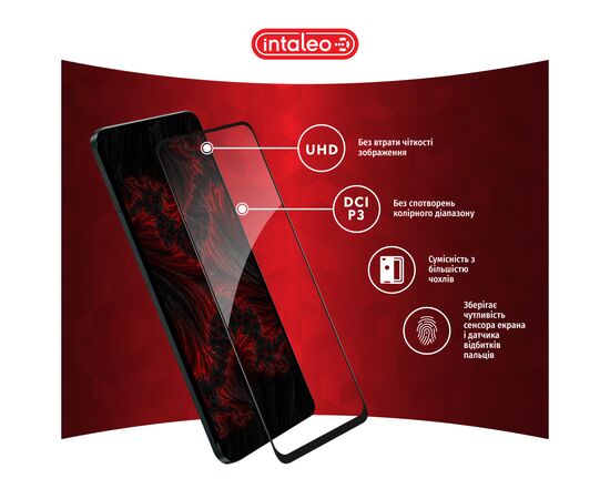 Стекло защитное Intaleo Full Glue Oppo A58 4G Black (1283126583490), изображение 4 Стекло защитное Intaleo Full Glue Oppo A58 4G Black (1283126583490), изображение 4