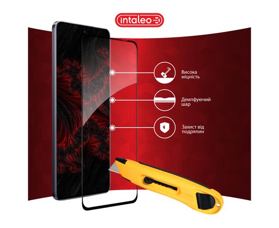 Стекло защитное Intaleo Full Glue Realme 13+ Black (1283126607523), изображение 5 Стекло защитное Intaleo Full Glue Realme 13+ Black (1283126607523), изображение 5