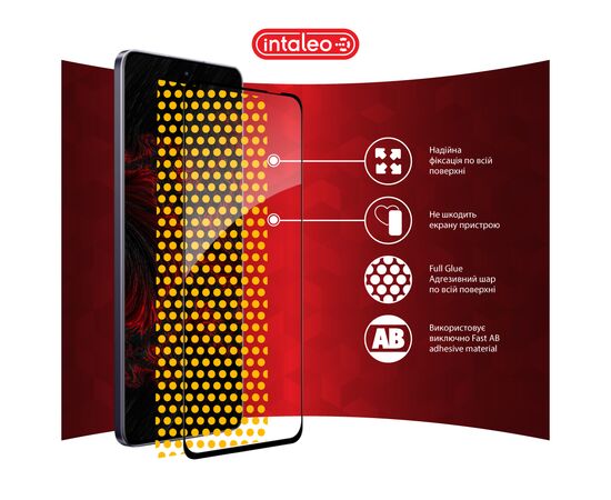 Стекло защитное Intaleo Full Glue Realme 13+ Black (1283126607523), изображение 7 Стекло защитное Intaleo Full Glue Realme 13+ Black (1283126607523), изображение 7