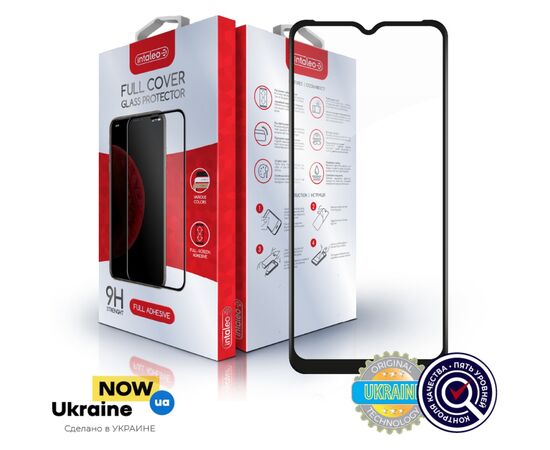 Стекло защитное Intaleo Full Glue RealMe C21Y Black (1283126518515)