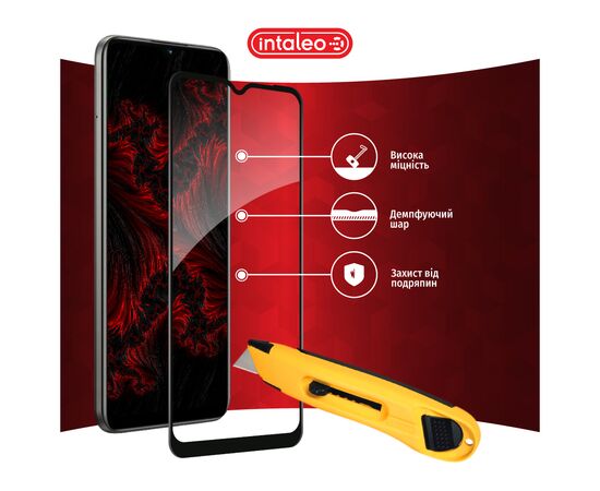 Стекло защитное Intaleo Full Glue RealMe C25 Black (1283126518522), изображение 5 Стекло защитное Intaleo Full Glue RealMe C25 Black (1283126518522), изображение 5