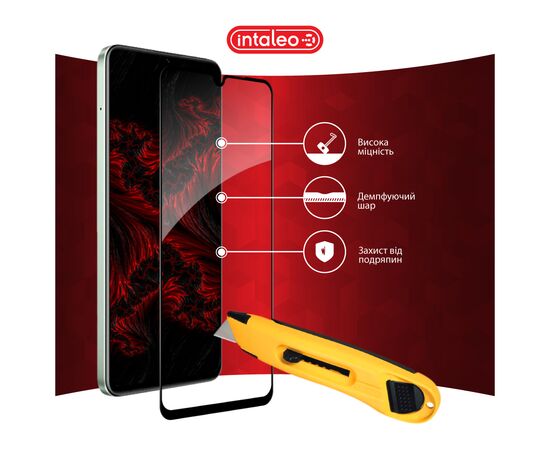 Стекло защитное Intaleo Full Glue Realme C63 Black (1283126594977), изображение 5 Стекло защитное Intaleo Full Glue Realme C63 Black (1283126594977), изображение 5