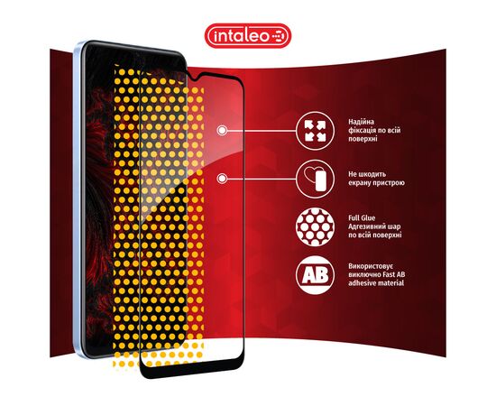 Стекло защитное Intaleo Full Glue Realme V20 Black (1283126559440), изображение 7 Стекло защитное Intaleo Full Glue Realme V20 Black (1283126559440), изображение 7