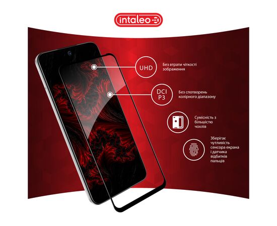 Скло захисне Intaleo Full Glue Tecno Spark 30C Black (1283126599361), зображення 4 Скло захисне Intaleo Full Glue Tecno Spark 30C Black (1283126599361), зображення 4