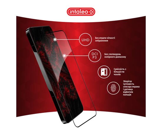 Скло захисне Intaleo Full Glue Xiaomi 13 Black (1283126559327), зображення 4 Скло захисне Intaleo Full Glue Xiaomi 13 Black (1283126559327), зображення 4