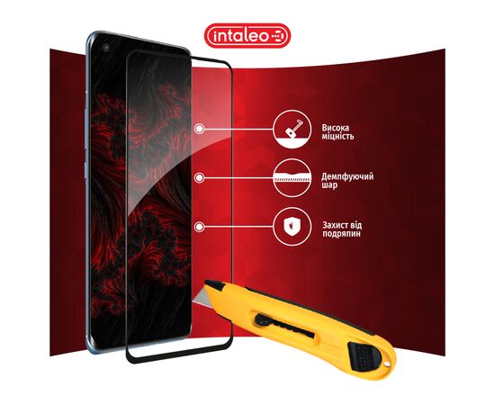 Стекло защитное Intaleo Full Glue Xiaomi Mi 11 Pro Black (1283126521164), изображение 5 Стекло защитное Intaleo Full Glue Xiaomi Mi 11 Pro Black (1283126521164), изображение 5
