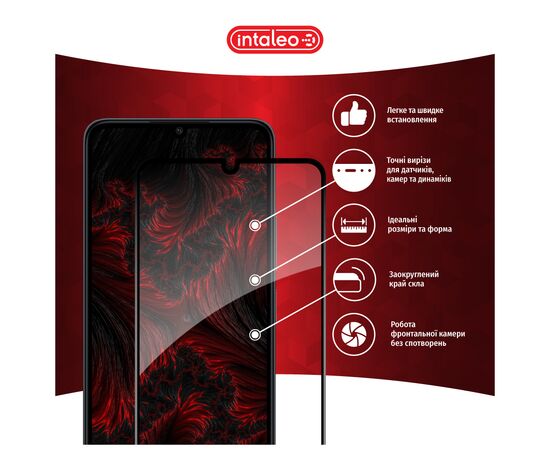 Скло захисне Intaleo Full Glue Xiaomi Poco C65 Black (1283126583667), зображення 3 Скло захисне Intaleo Full Glue Xiaomi Poco C65 Black (1283126583667), зображення 3