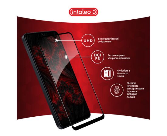 Скло захисне Intaleo Full Glue Xiaomi Poco C65 Black (1283126583667), зображення 4 Скло захисне Intaleo Full Glue Xiaomi Poco C65 Black (1283126583667), зображення 4