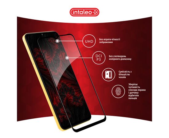 Стекло защитное Intaleo Full Glue Xiaomi Poco M5 Black (1283126545092), изображение 4 Стекло защитное Intaleo Full Glue Xiaomi Poco M5 Black (1283126545092), изображение 4