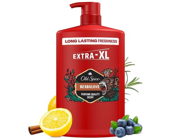 Гель для душа Old Spice Bearglove 1000 мл (8700216610933), изображение 2 Гель для душа Old Spice Bearglove 1000 мл (8700216610933), изображение 2