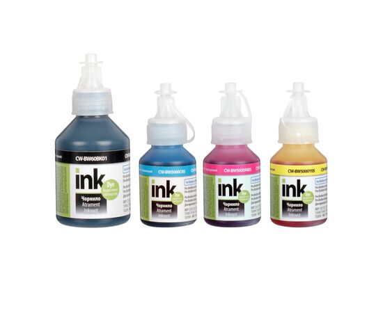 Чернила ColorWay Brother BTD60BK/BT5000, 100ml+3х50ml BK/С/M/Y (CW-BW60SET01)