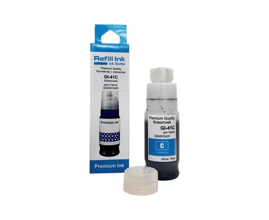 Чорнило Premium Quality Canon GI-41C 70мл Cyan (70264924)