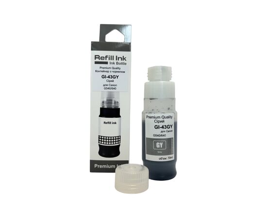Чорнило Premium Quality Canon GI-43 70мл Grey 4707C001 (70264929)