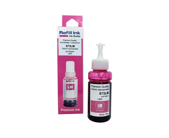 Чернила Premium Quality Epson 673 70мл Light Magenta (70264898)