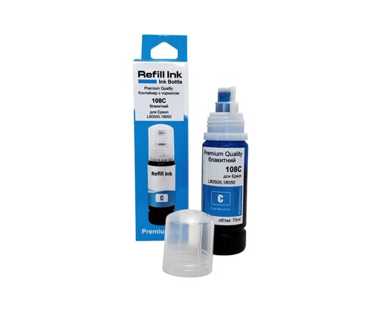 Чернила Premium Quality Epson 108 70мл Cyan (70264902)
